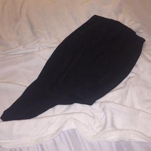 CROSS OVER BLACK SKIRT FROM CHARLOTTE RUSSE (new)